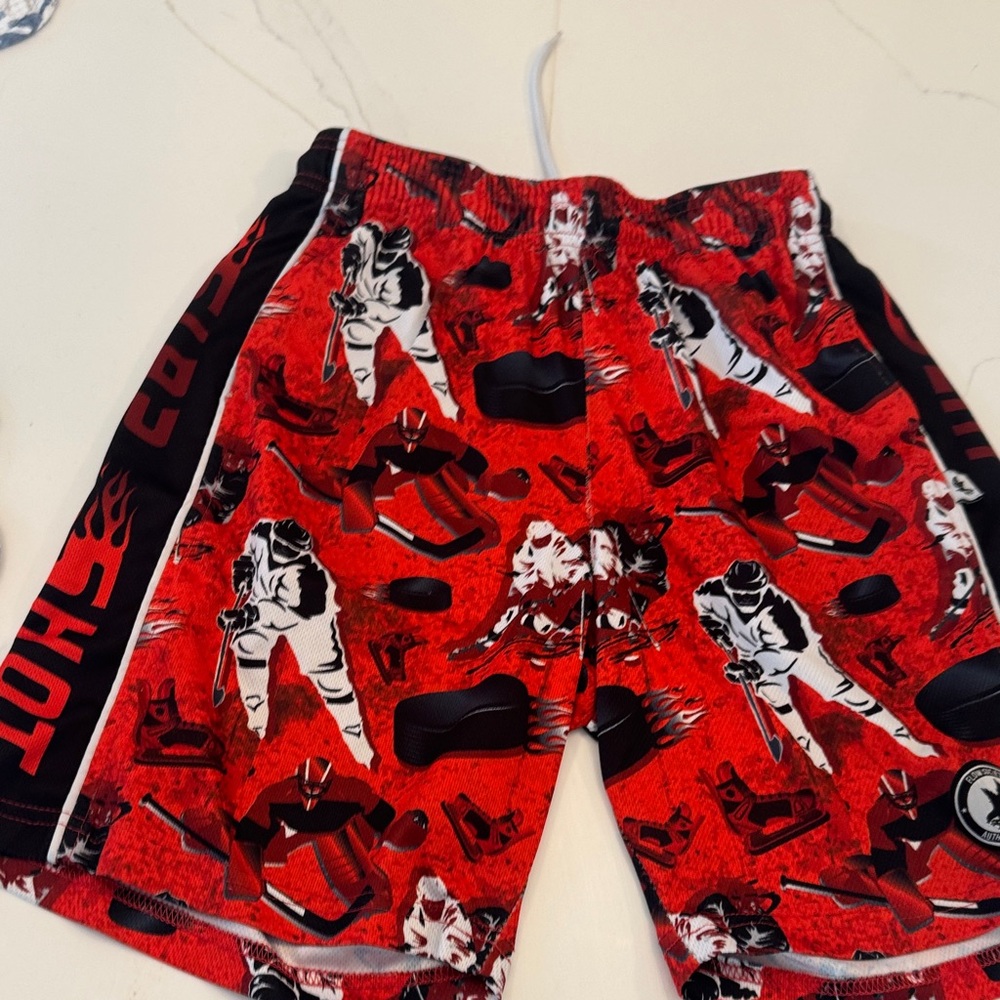 Flow Society Hockey Graphic Shorts